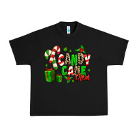 Black Candy Cane Crew Urban Heavy Tee - MaliasSmallBusiness