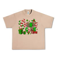 Burro Candy Cane Crew Urban Heavy Tee - MaliasSmallBusiness
