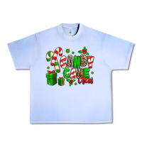 Grape Ice Candy Cane Crew Urban Heavy Tee - MaliasSmallBusiness