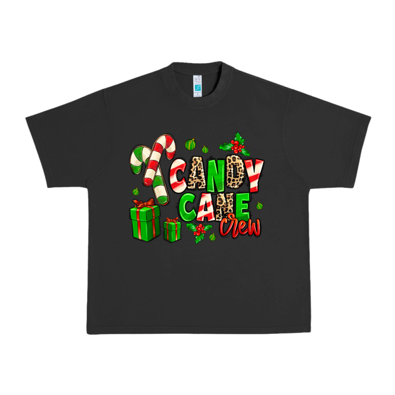 Candy Cane Crew Urban Heavy Tee by MaliasSmallBusiness | Teevron