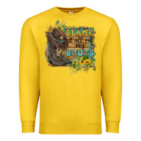 Lemon Blame It All On My Boots Premium Sweatshirt - FaDigitalArtStudio