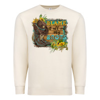 Sandshell Blame It All On My Boots Premium Sweatshirt - FaDigitalArtStudio