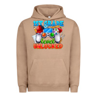 Pigment Burro 1st Grade Level Unlocked Urban Hoodie - CowhideDigitalArt