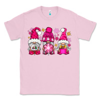 Bubblegum Pink Pink Christmas winter gnomes Classic Tee - NancyCooperArtShop
