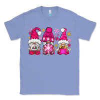 Colony Blue Pink Christmas winter gnomes Classic Tee - NancyCooperArtShop