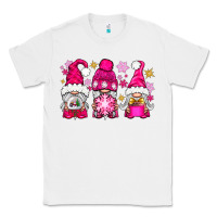 White Pink Christmas winter gnomes Classic Tee - NancyCooperArtShop