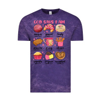 Cloud Purple god says i am mexican pan dulce Vintage Tee - MaliasSmallBusiness