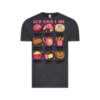 Vintage Black god says i am mexican pan dulce Vintage Tee - MaliasSmallBusiness