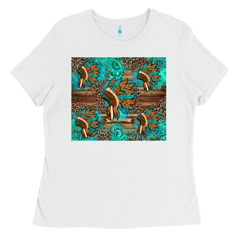 Indian Headdress Ladies Tee by Artiststas | Teevron