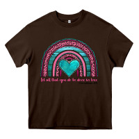 Valentine's Day Rainbow Let All That You Do Be Done In Love 1 Corinthi Heavy Core Tee | Teevron