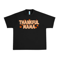 Black Thankful Mama Urban Heavy Tee - MaliasSmallBusiness