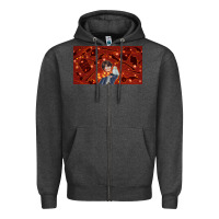 Charcoal Heather wizard boy and owl Zipper Hoodie - TumblerDesignByShophia