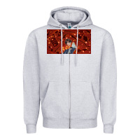 Heather Grey wizard boy and owl Zipper Hoodie - TumblerDesignByShophia