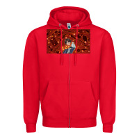 Red wizard boy and owl Zipper Hoodie - TumblerDesignByShophia