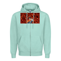 Seafoam wizard boy and owl Zipper Hoodie - TumblerDesignByShophia