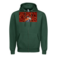Sports Green wizard boy and owl Zipper Hoodie - TumblerDesignByShophia