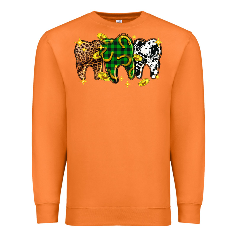 St. Patrick's Day Dental Premium Sweatshirt by OliviaCreatesArt | Teevron