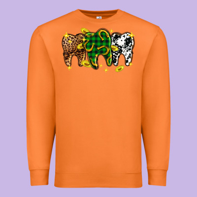 St. Patrick's Day Dental Premium Sweatshirt Designed By Oliviacreatesart