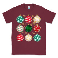 Burgundy Christmas Classic Tee - MaliasSmallBusiness