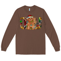 Chestnut toy poodle christmas joy Long Sleeve Tee - RanaPortraitStore