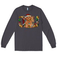 Smoke toy poodle christmas joy Long Sleeve Tee - RanaPortraitStore