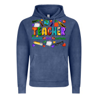 Teacher Crayons Kids Caffeine Vintage Hoodie | Teevron