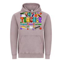 Vintage Zinc teacher crayons kids caffeine Vintage Hoodie - NancyCooperArtShop