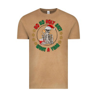 Vintage Camel ho ho holly shit skeleton santa Vintage Tee - MaliasSmallBusiness