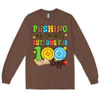 Chestnut pushing my teacher's buttons for 100 days Long Sleeve Tee - Artiststas