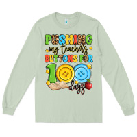 Matcha pushing my teacher's buttons for 100 days Long Sleeve Tee - Artiststas