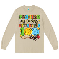 Mushroom pushing my teacher's buttons for 100 days Long Sleeve Tee - Artiststas