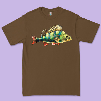 Perch Fish Premium Tee Designed By Lillyallendesigns