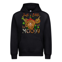 Black Just a Little Moody Urban Hoodie - CowhideDigitalArt