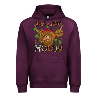 Mauve Wine Just a Little Moody Urban Hoodie - CowhideDigitalArt