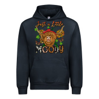 Navy Just a Little Moody Urban Hoodie - CowhideDigitalArt