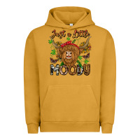 Pigment Peanut Butter Just a Little Moody Urban Hoodie - CowhideDigitalArt