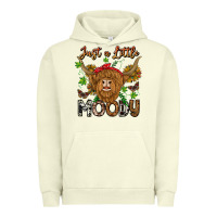 Pigment Pistachio Just a Little Moody Urban Hoodie - CowhideDigitalArt
