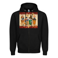 Black wizards coffee cups Zipper Hoodie - TumblerDesignByShophia