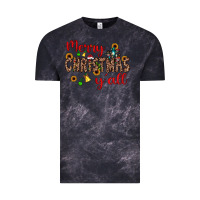 Cloud Black merry christmas y'all Vintage Tee - JahusDesignShop