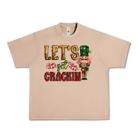 Burro Let's get crackin Christmas Urban Heavy Tee - NancyCooperArtShop