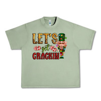 Oil Green Let's get crackin Christmas Urban Heavy Tee - NancyCooperArtShop