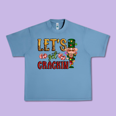 Let's Get Crackin Christmas Urban Heavy Tee Designed By Nancycooperartshop