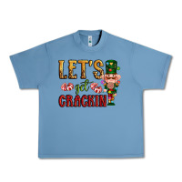 Pebble Blue Let's get crackin Christmas Urban Heavy Tee - NancyCooperArtShop