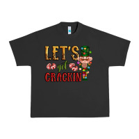 Pigment Black Let's get crackin Christmas Urban Heavy Tee - NancyCooperArtShop