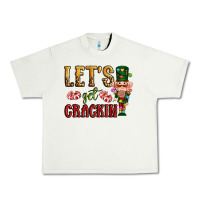 Pistachio Let's get crackin Christmas Urban Heavy Tee - NancyCooperArtShop