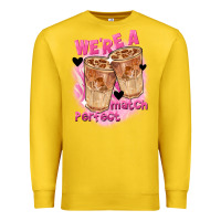 Lemon We're a perfect match Valentine's Day Premium Sweatshirt - FaDigitalArtStudio