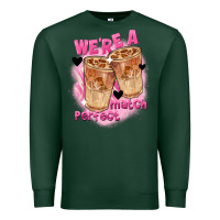 Sports Green We're a perfect match Valentine's Day Premium Sweatshirt - FaDigitalArtStudio