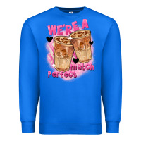 True Royal We're a perfect match Valentine's Day Premium Sweatshirt - FaDigitalArtStudio