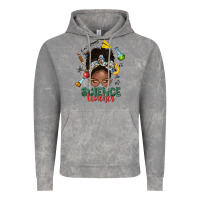 Cloud Rock science teacher afro messy bun Vintage Hoodie - NancyCooperArtShop