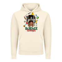 Vintage Artic science teacher afro messy bun Vintage Hoodie - NancyCooperArtShop